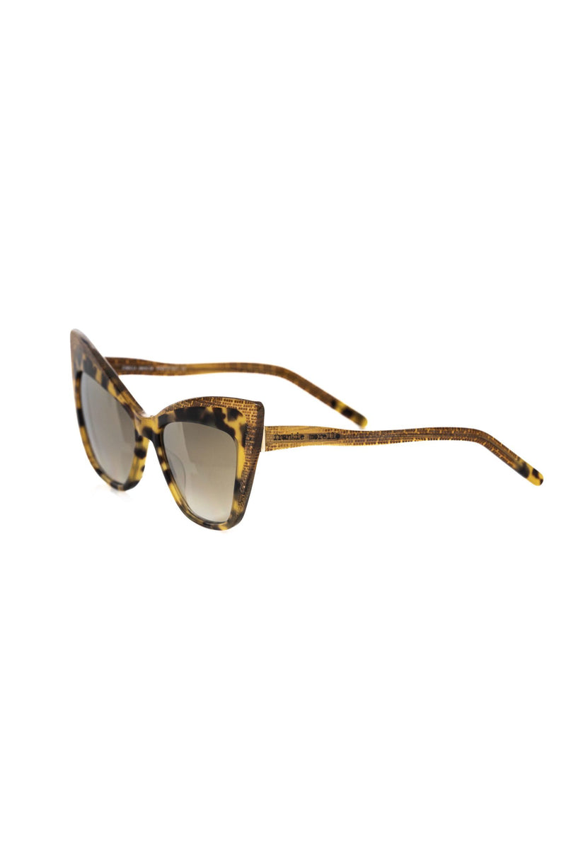 Yellow Acetate Women Sunglass