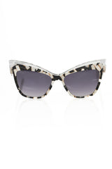 Chic Cat Eye Sonnenbrille mit perlmuttfarbenem Akzent