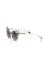 Chic Cat Eye Sonnenbrille mit perlmuttfarbenem Akzent