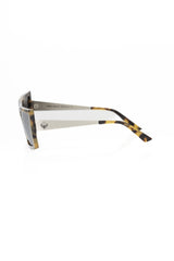 Chic Turtle Muster Square Sonnenbrille