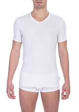 TEE WHITE WHITE WHITE-CLACK WHITE para el hombre moderno