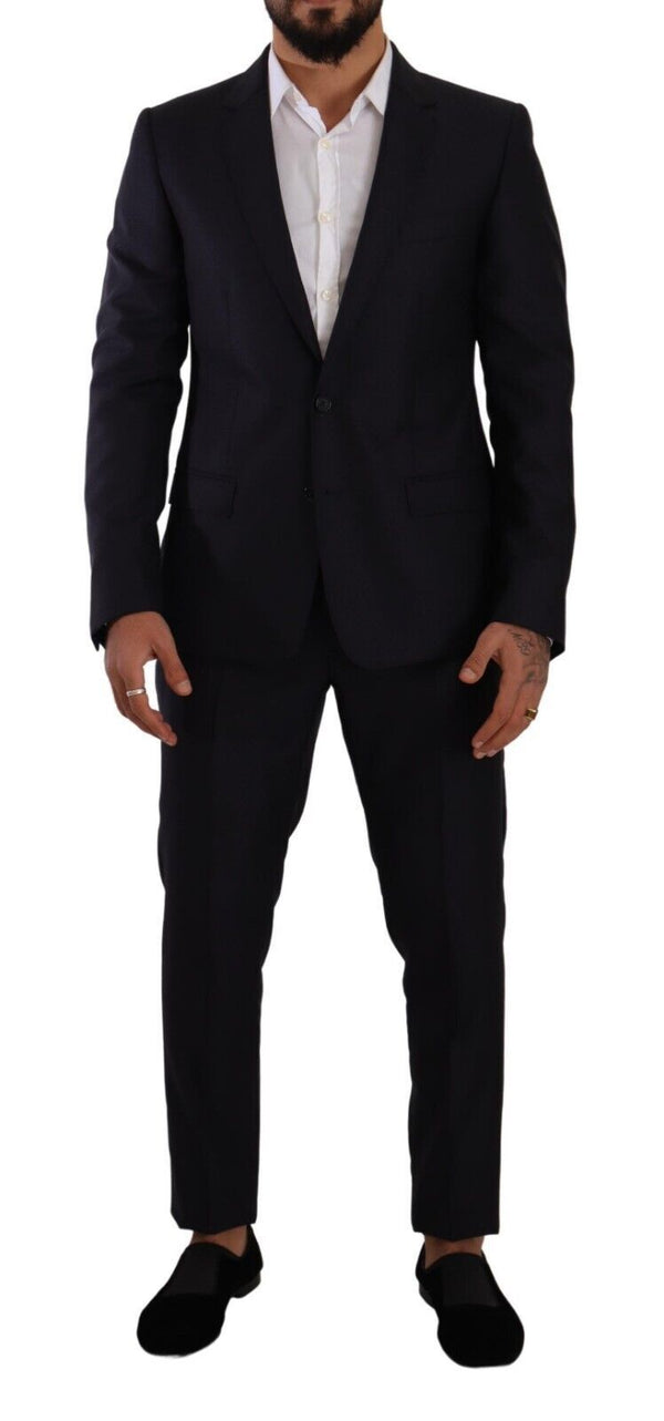 Elegant Slim Fit Wool Silk Cashmere's Suit's