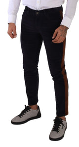 Denim elegante Fit Slim para el hombre moderno