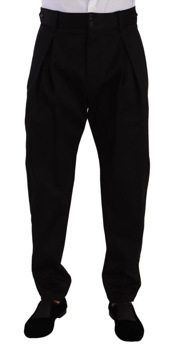 Eleganti pantaloni di cotone a fit slim