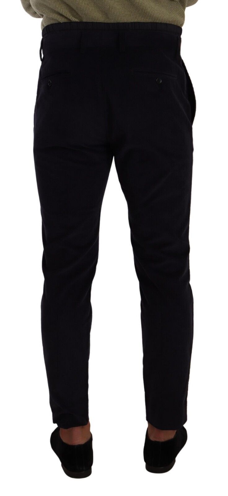 Slim Fit Luxe Corduroy Pants σε σκούρο μπλε