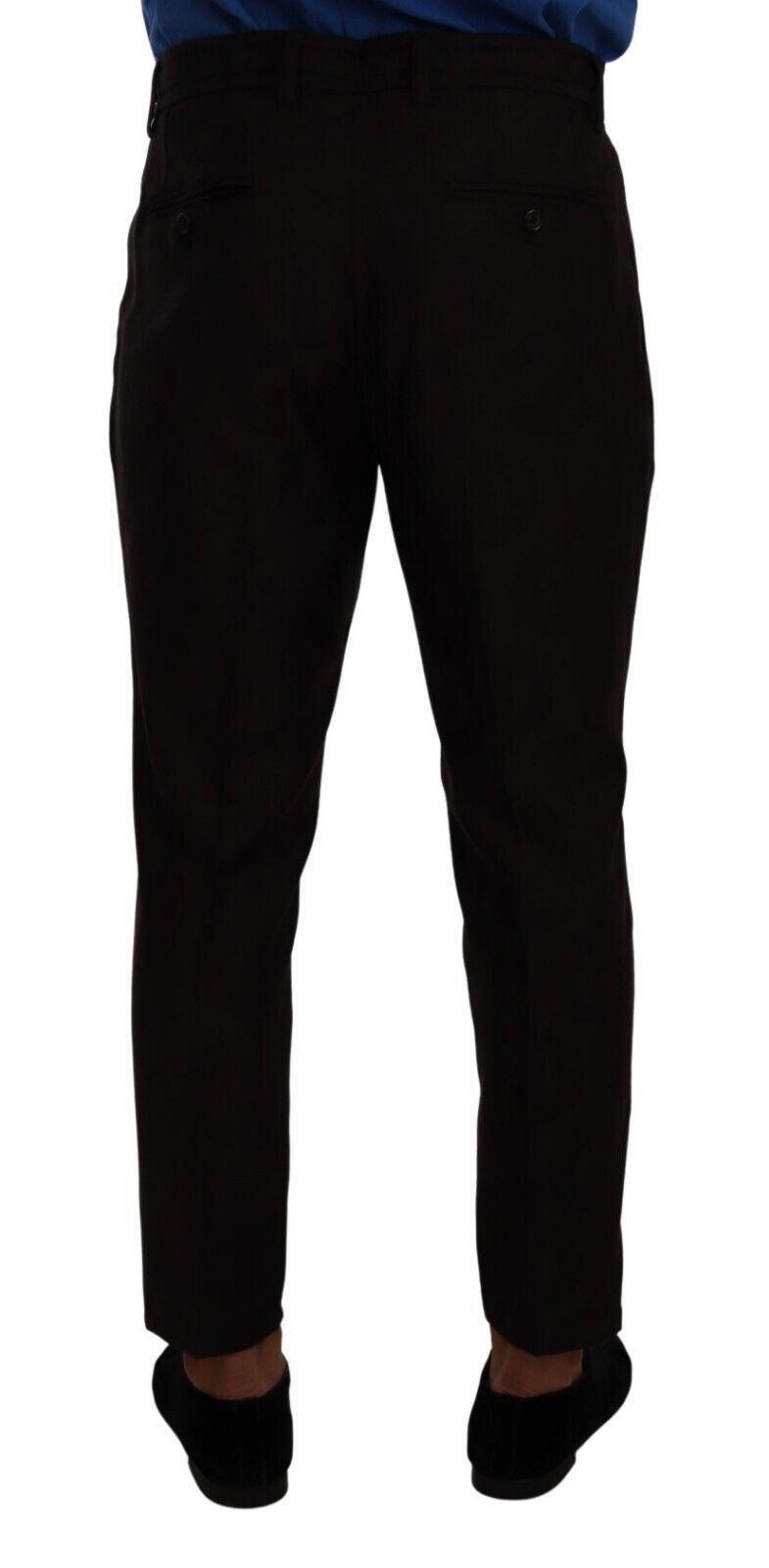 Eleganti pantaloni da jogger di lana bordeaux