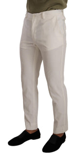 Pantalon en coton élégant slim fit