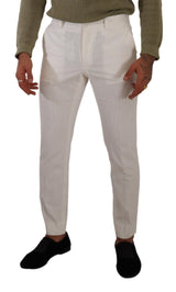 Pantalon en coton élégant slim fit