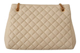 Elegante bolso de cuero Nappa acolchado