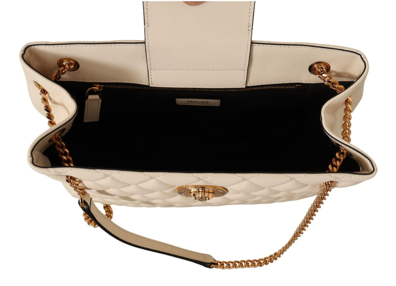 Elegante bolso de cuero Nappa acolchado