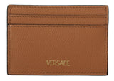 Elegant Medusa Calf Leather Card Holder