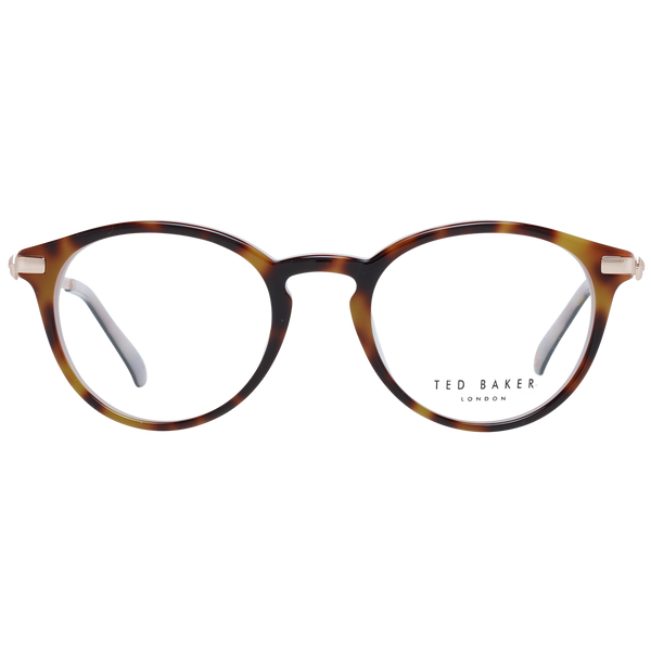 Chic Brown Round Full-Rim Frames Fashion