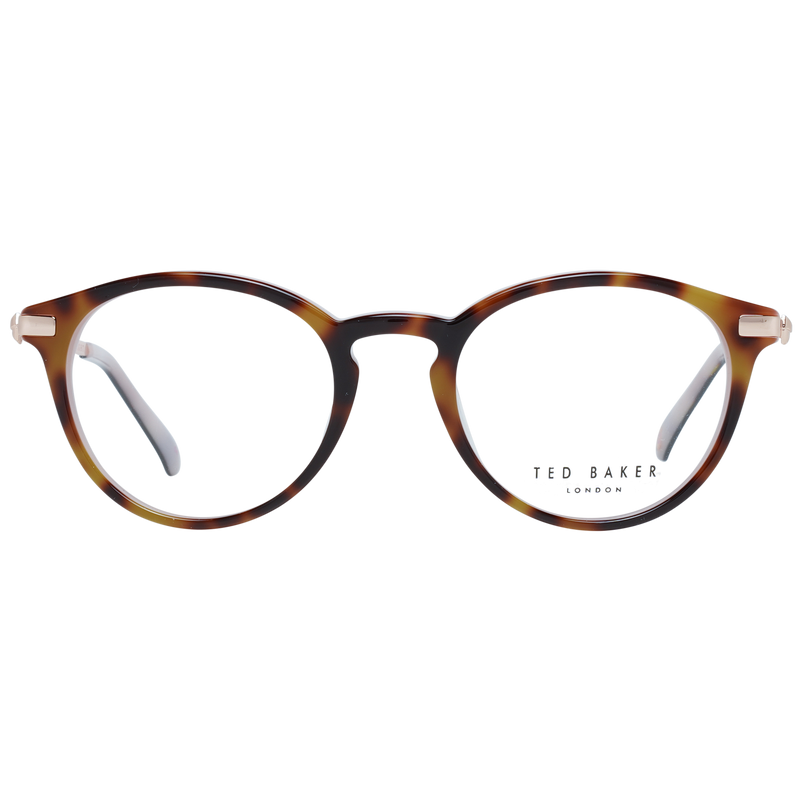 Chic Brown Round Full-Rim Frames Fashion