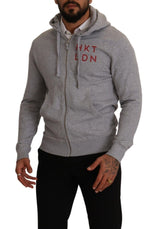 Κομψό Hackett Full Zip Hooded πουλόβερ