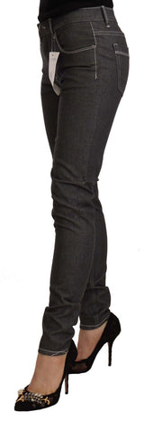 Chic Mid Meda Skinny Black Jeans