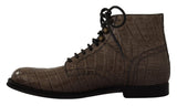 Elegantes botas Brogue de Crocodile Derby