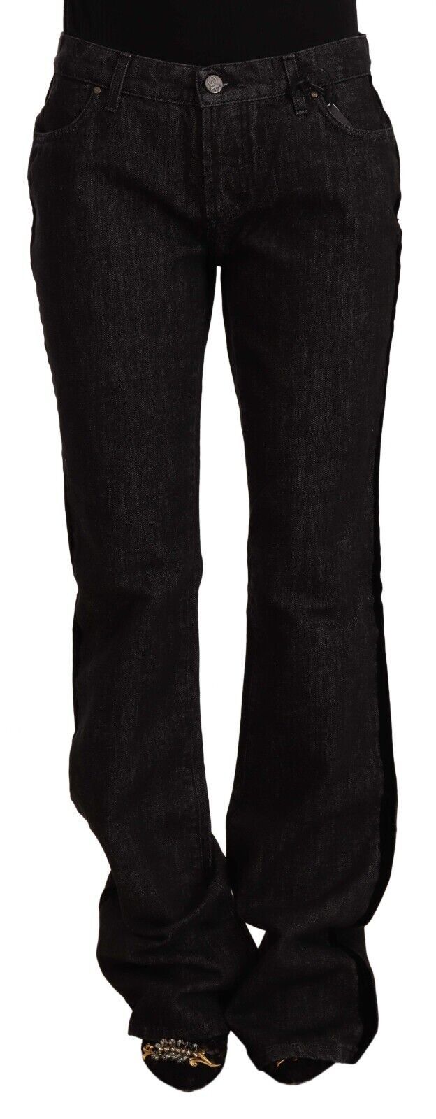 Sleek Mid Winist Bootcut Jeans de diseñador