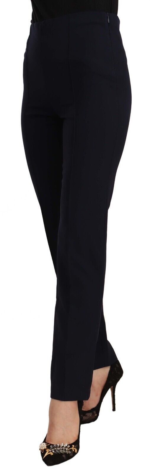 Sleek High Waist Straight Cut Pants