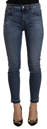 Jeans lavados azules elegantes de Fit Slim Fit