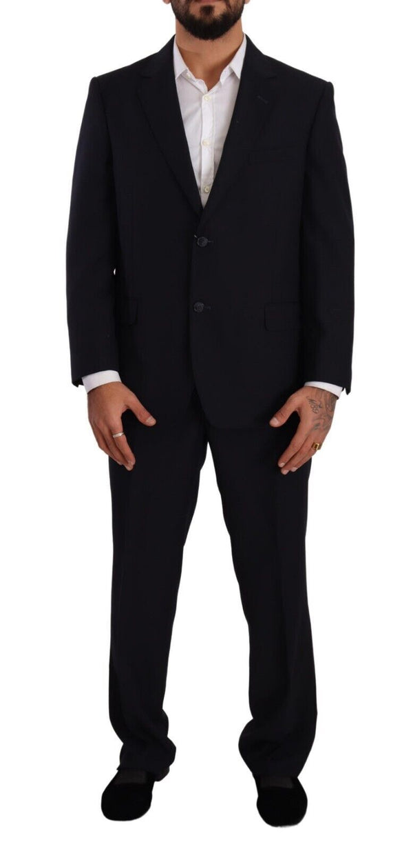 Elegante conjunto de traje negro de dos piezas