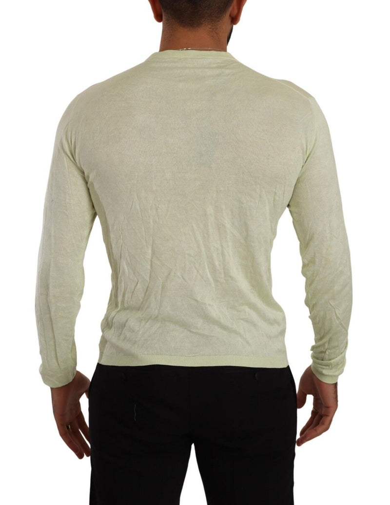 Elegante maglione pullover di seta a V seta