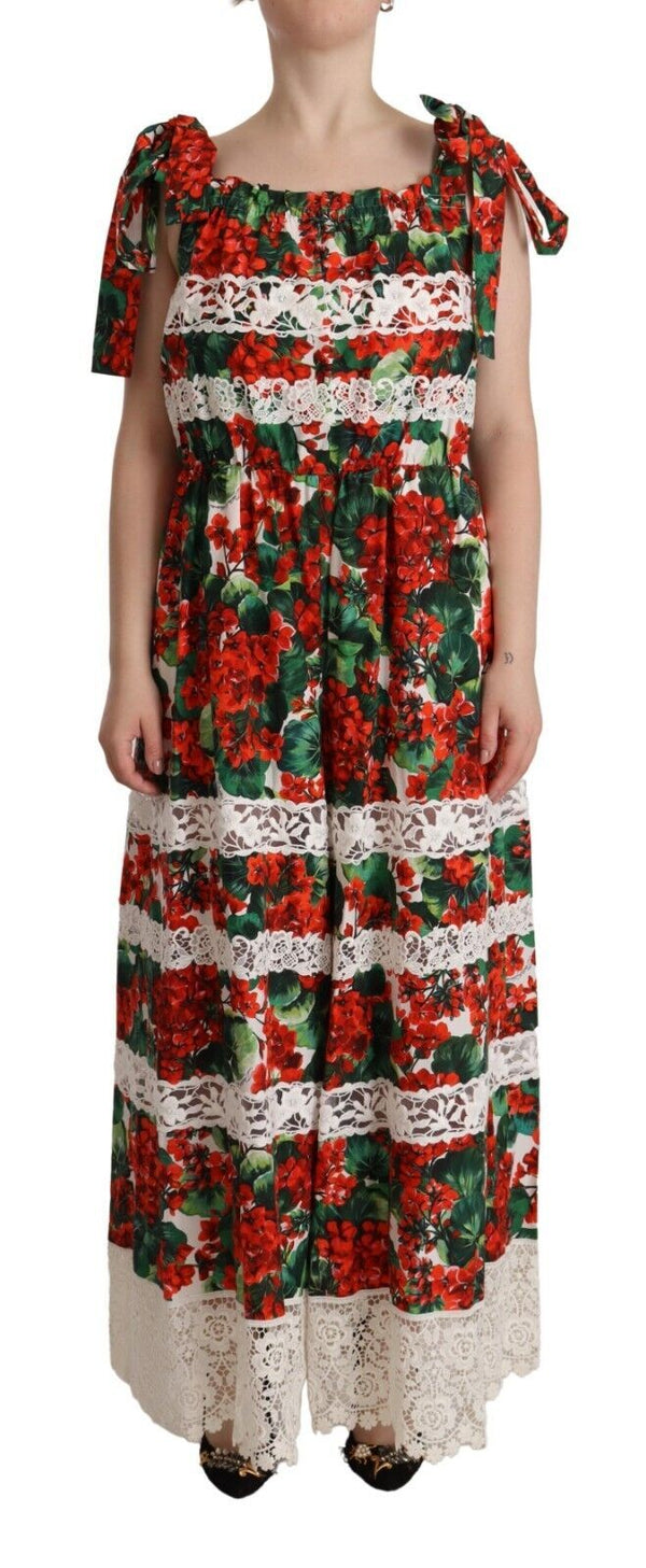 Vestido multicolor floral maxi