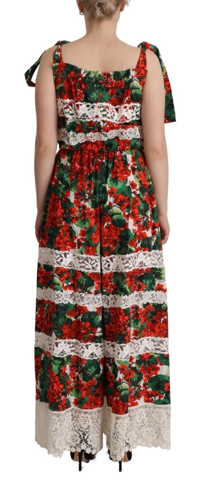 Vestido multicolor floral maxi