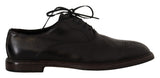 Eleganti scarpe formali in pelle nera derby