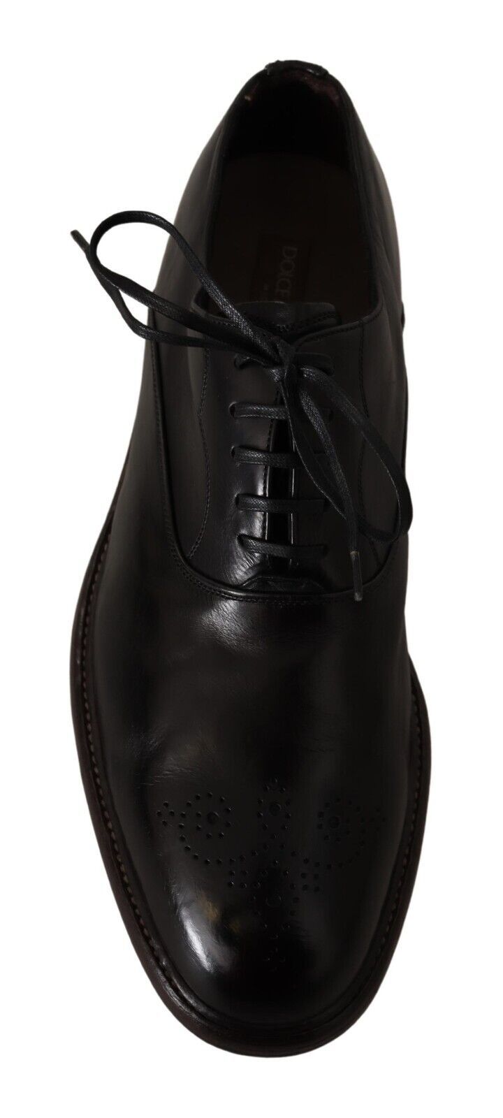 Chaussures formelles de derby en cuir noir élégant