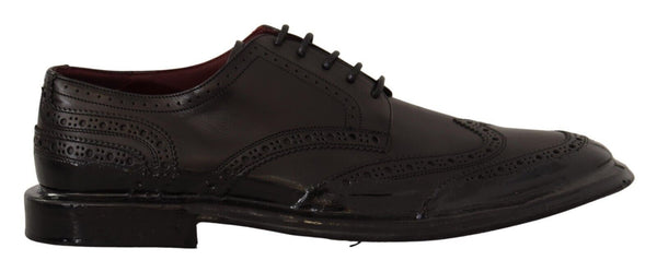 Elegantes Kalbskalfell Derby Oxford Wingtips