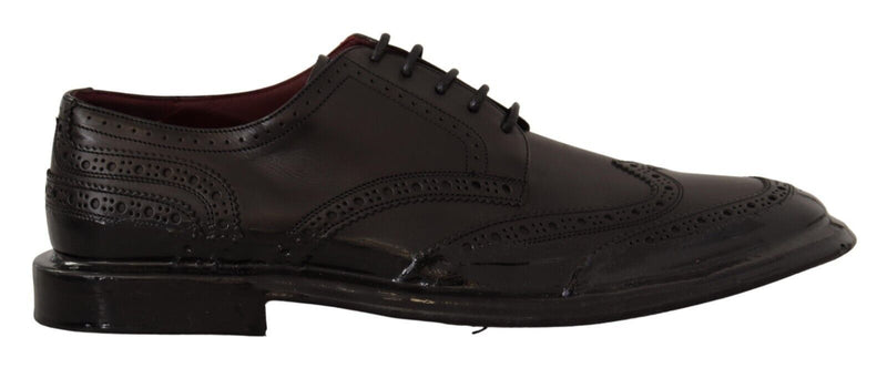 Κομψό μοσχάρι Derby Oxford Wingtips