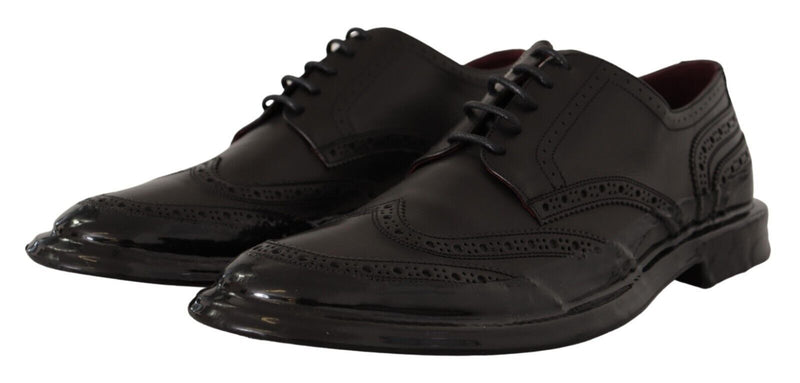 Elegantes Kalbskalfell Derby Oxford Wingtips