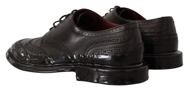 Élégant mollet de veau derby oxford wingtips