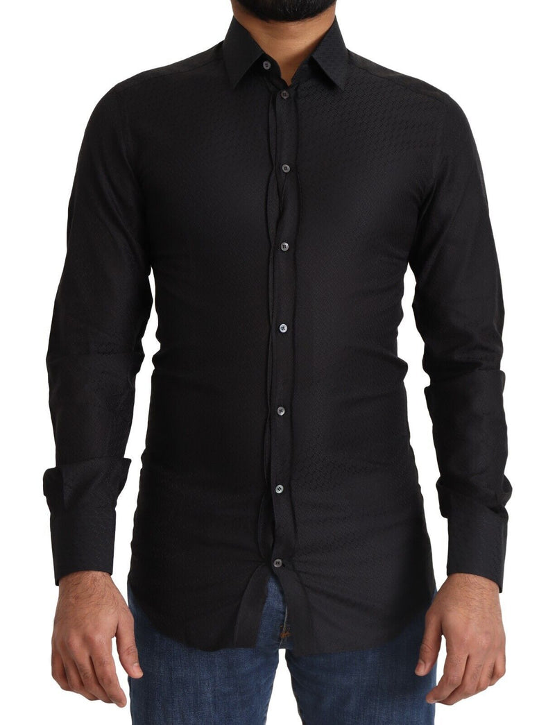 Chemise de robe en or noire élégante