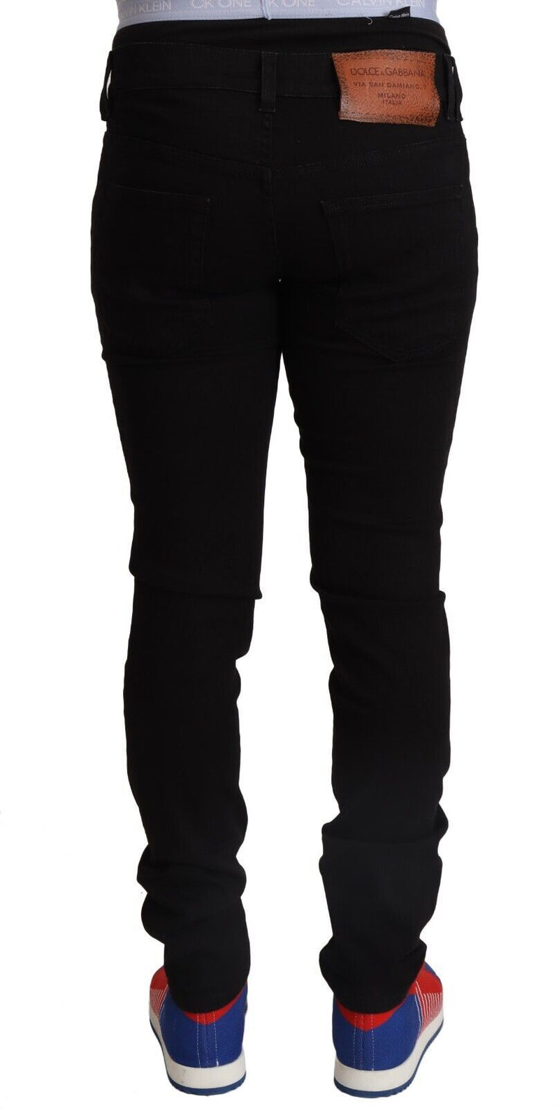 Jean en jean noir élégant slim fit