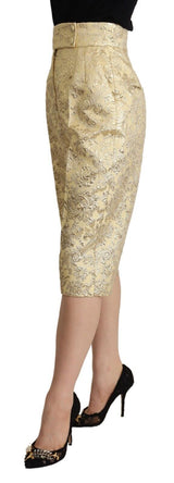 Elegante beige hoch taillierte Kumpelhose