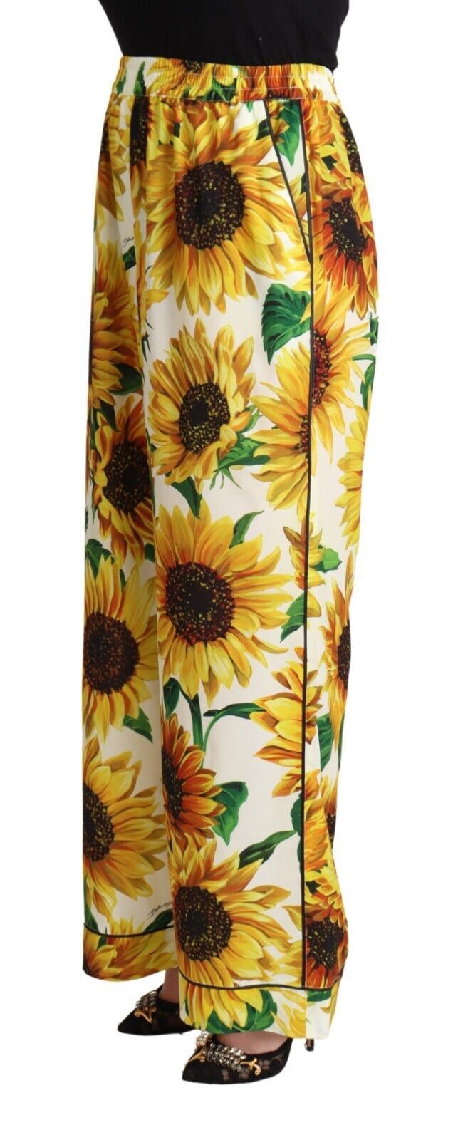 Elegant Sunflower Wide Leg Pants