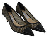 Pumps pointus en maille de brevet chic