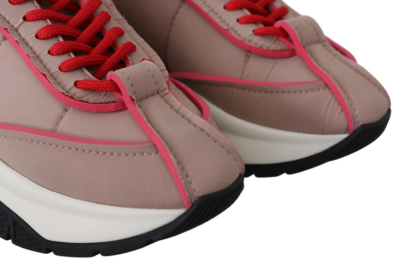 Sneaker imbottite di balletto rosa chic