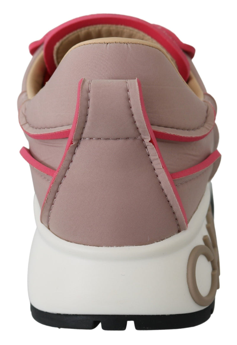 Sneaker imbottite di balletto rosa chic