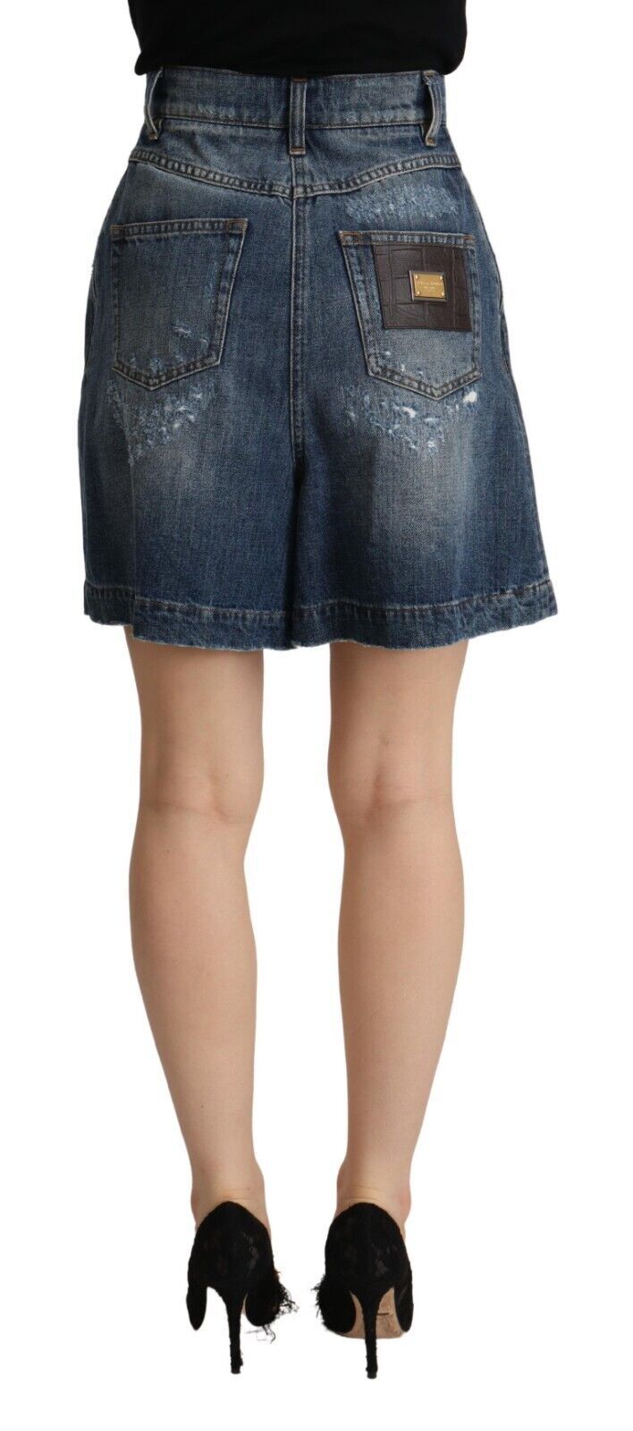 Shorts chics en détresse aux hauts-taillers