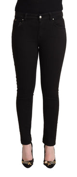 Chic Slim Fit Black Jeans Jeans