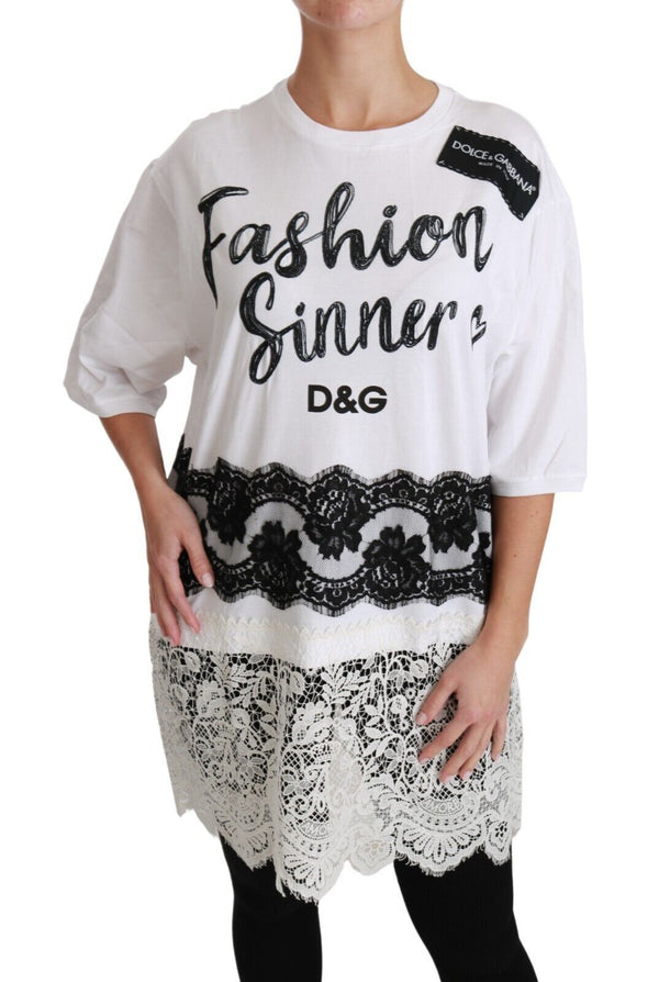 Sinner di moda DG chic T -tee