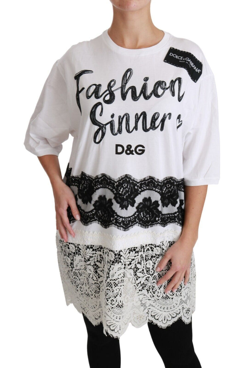 Chic DG Fashion Sünder übergroßes T -Shirt