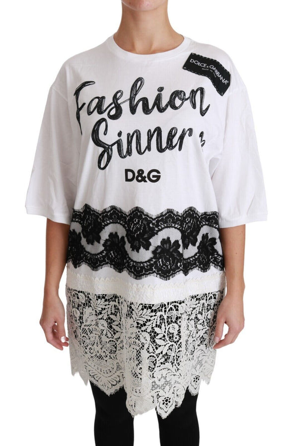 Chic DG Fashion Sünder übergroßes T -Shirt