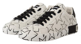 Elegante Sternblatt-Low-Top-Turnschuhe