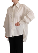 Timeless White Polo Top - Elegance trifft sich an Komfort