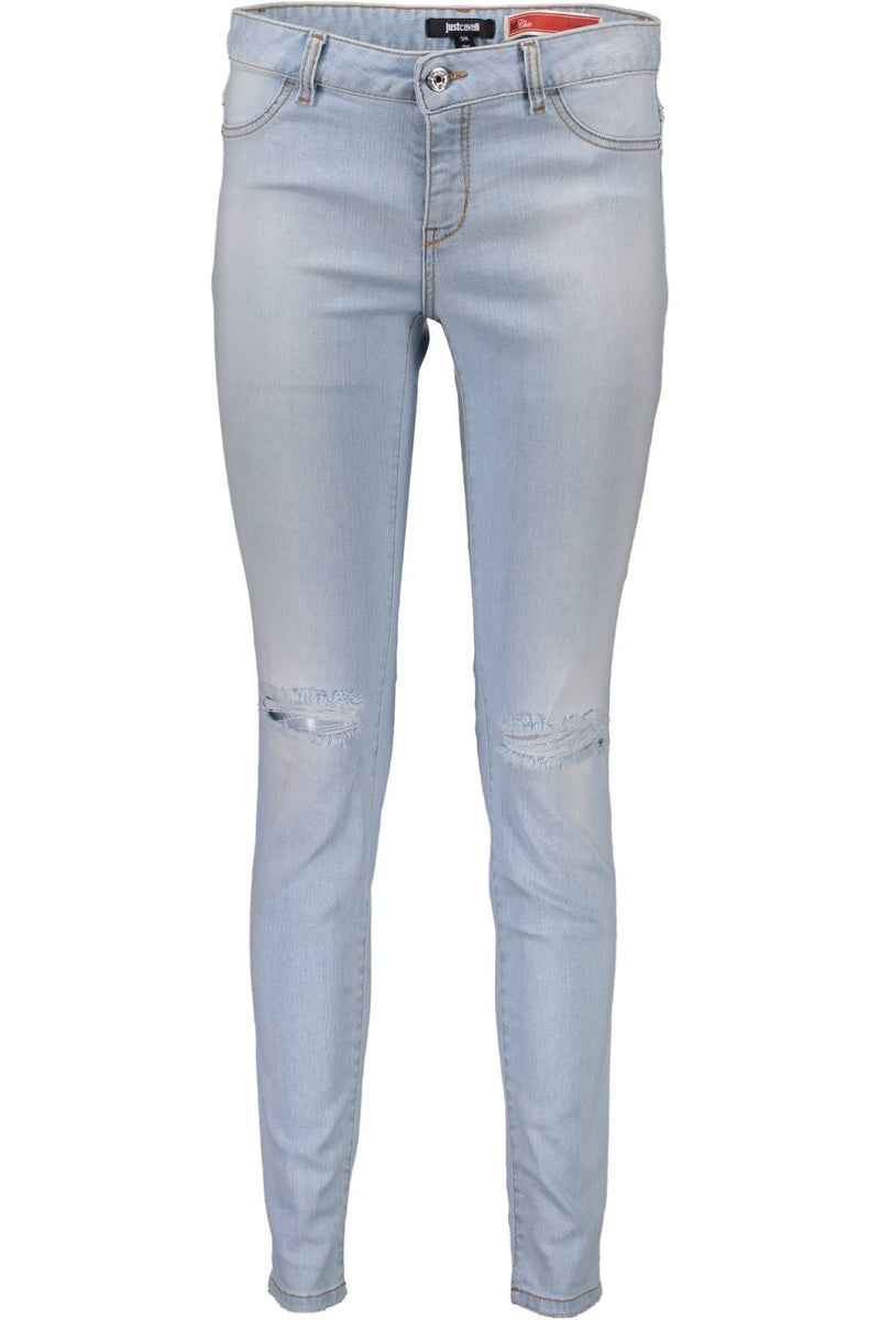 Jeans de mezclilla azul claro elegante