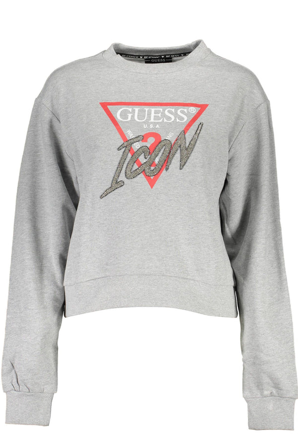 Sweat-shirt embelli élégant gris gris