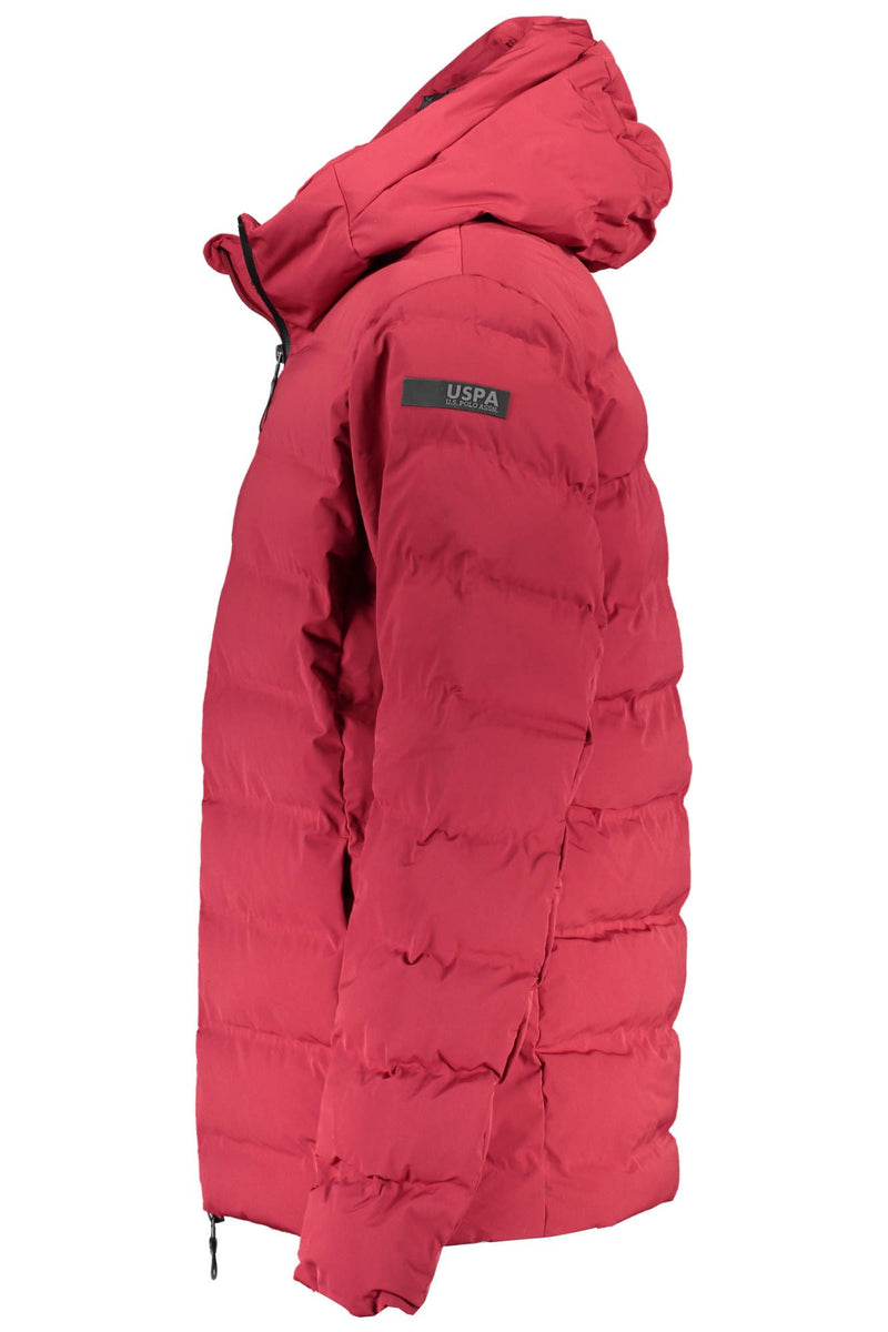 Chic Pink Hooded Jacket με λεπτομέρειες αντίθεσης